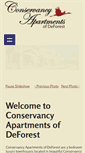 Mobile Screenshot of conservancyapartments.com
